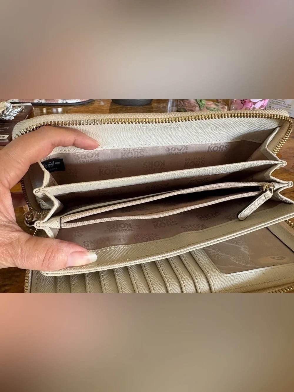 Michael Kors Large MK Monogram Wristlet